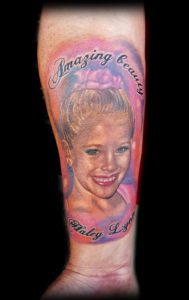 color portrait tattoo