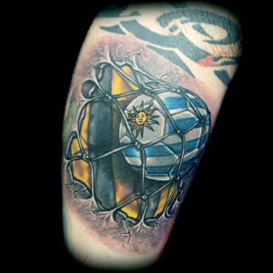 Tatuaje de Penarol de Uruguay Manya