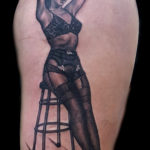 sexy pinup girl tattoo