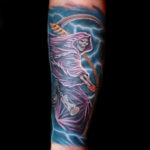 color realistic grim reaper tattoo