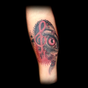 red eye tattoo music