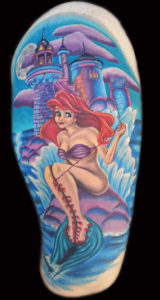 little mermaid tattoo