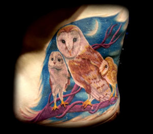 owl family tattoo