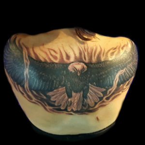 eagle back tattoo