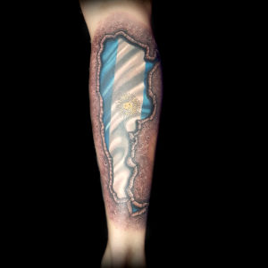 tatuaje de la seleccion Argentina de Futbol