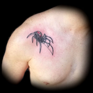 3d spider tattoo