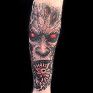 dark evil tattoo artist