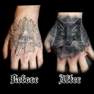 cat cover up tattoo